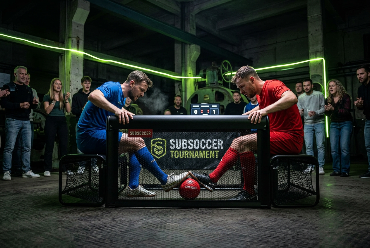 Turniej Golkika — zawodnicy przy stole